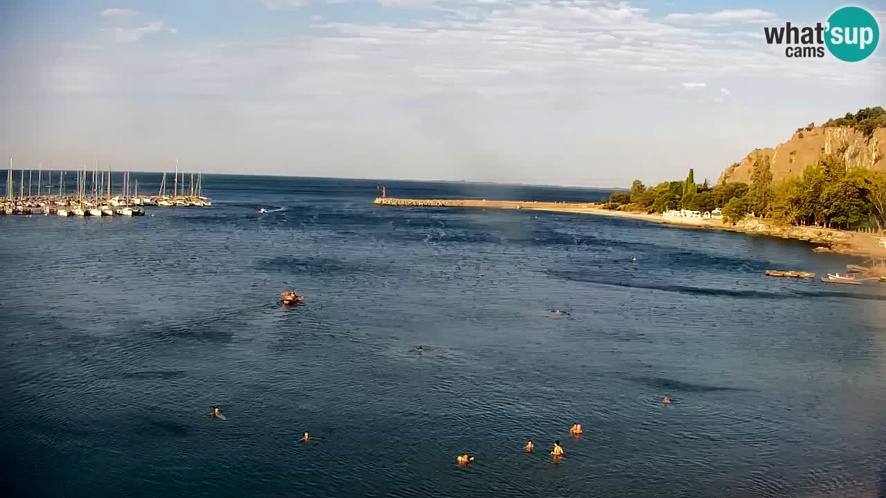 Webcam Baie de Sistiana – Vue en direct de la marina et de la baie