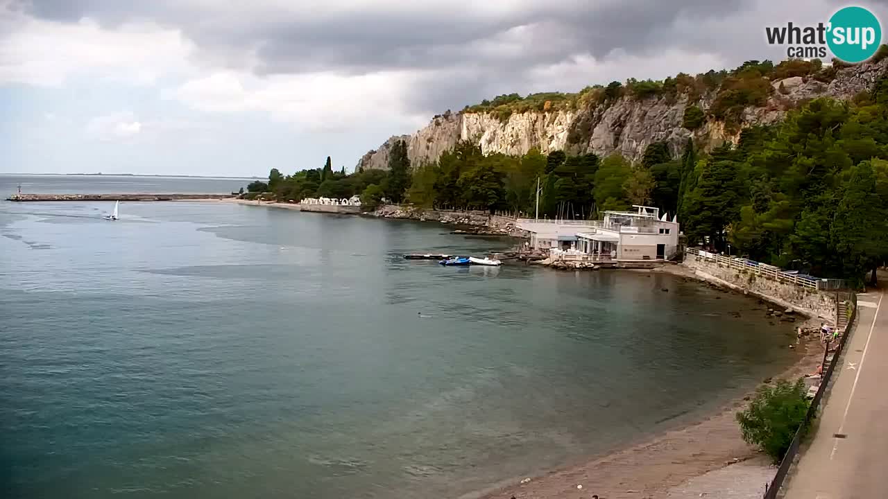 Webcam Baie de Sistiana – Vue en direct de la marina et de la baie