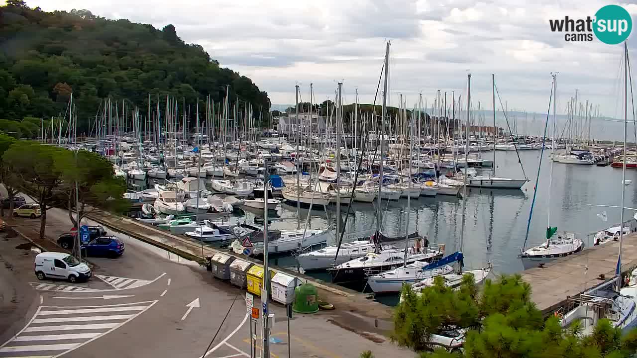 Webcam Baie de Sistiana – Vue en direct de la marina et de la baie