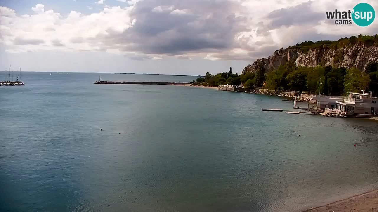 Webcam Baie de Sistiana – Vue en direct de la marina et de la baie
