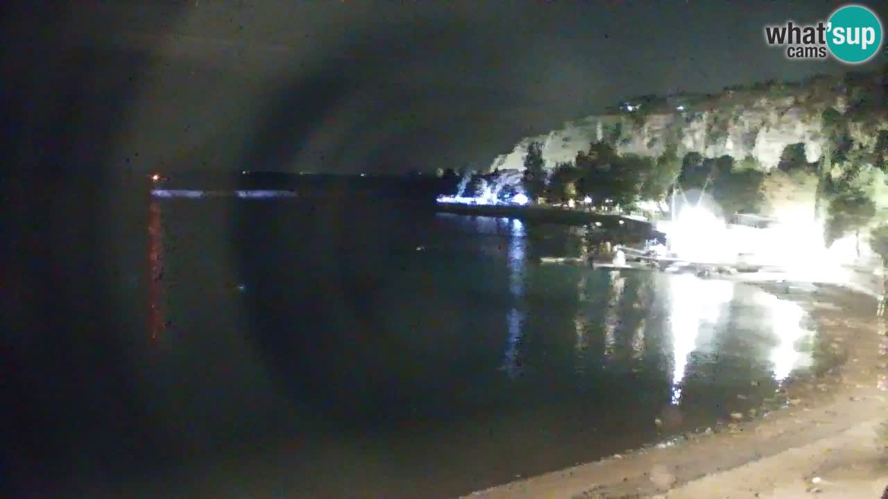 Webcam Bahía de Sistiana – Vista en directo del puerto deportivo y la costa