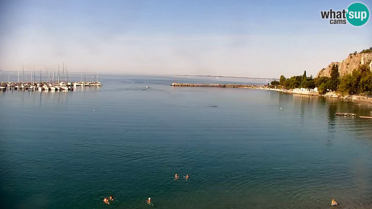 Webcam Baie de Sistiana – Vue en direct de la marina et de la baie