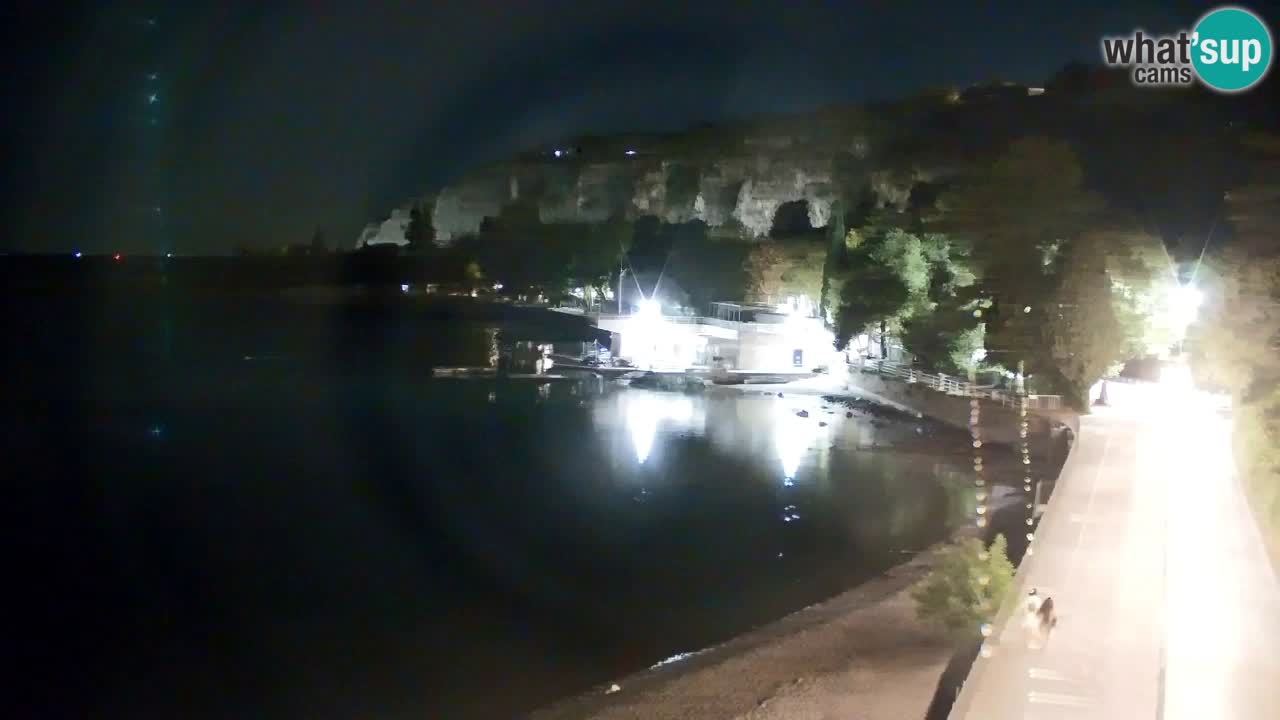 Webcam Bahía de Sistiana – Vista en directo del puerto deportivo y la costa
