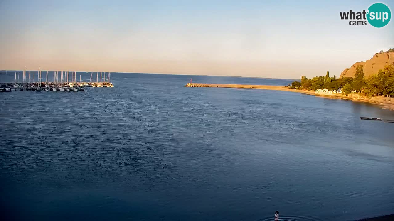 Webcam Baie de Sistiana – Vue en direct de la marina et de la baie