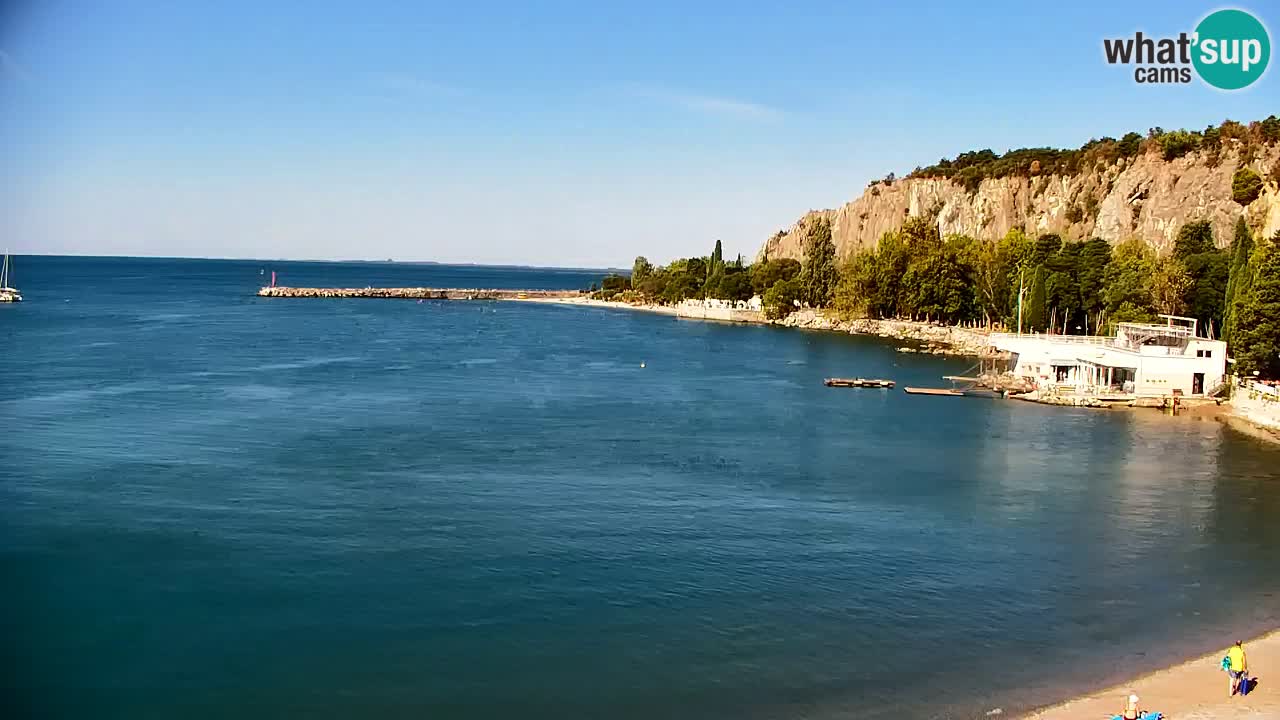 Web kamera Sistiana Uvala – Pogled uživo na marinu i zaljev