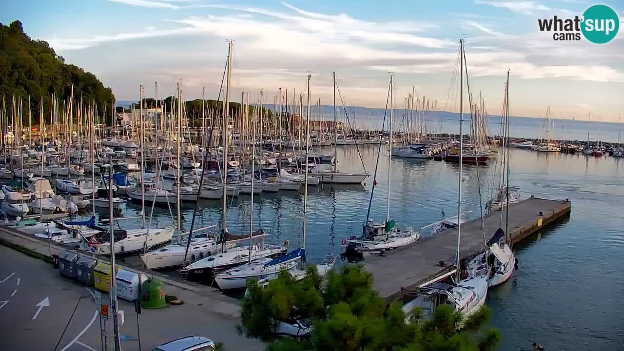 Web kamera Sistiana Uvala – Pogled uživo na marinu i zaljev