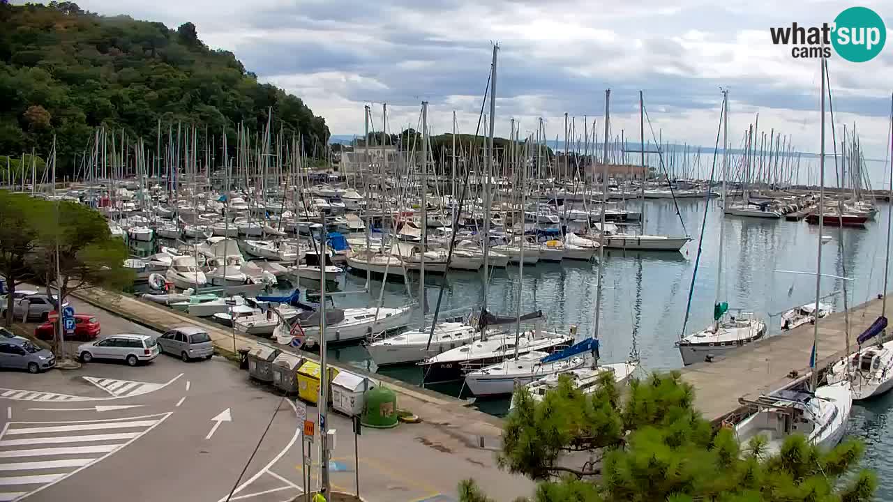 Webcam Baie de Sistiana – Vue en direct de la marina et de la baie
