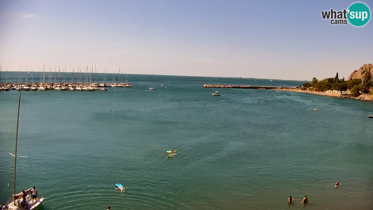 Webcam Sistiana Baia – Live View of the Marina and Gulf