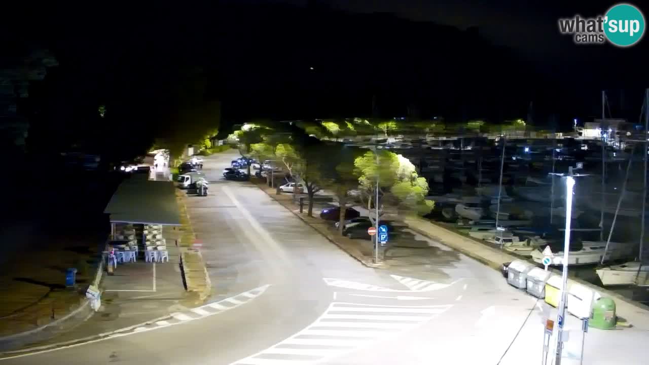Webcam Bahía de Sistiana – Vista en directo del puerto deportivo y la costa