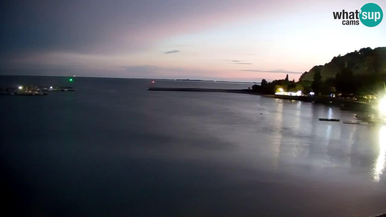 Webcam Baie de Sistiana – Vue en direct de la marina et de la baie