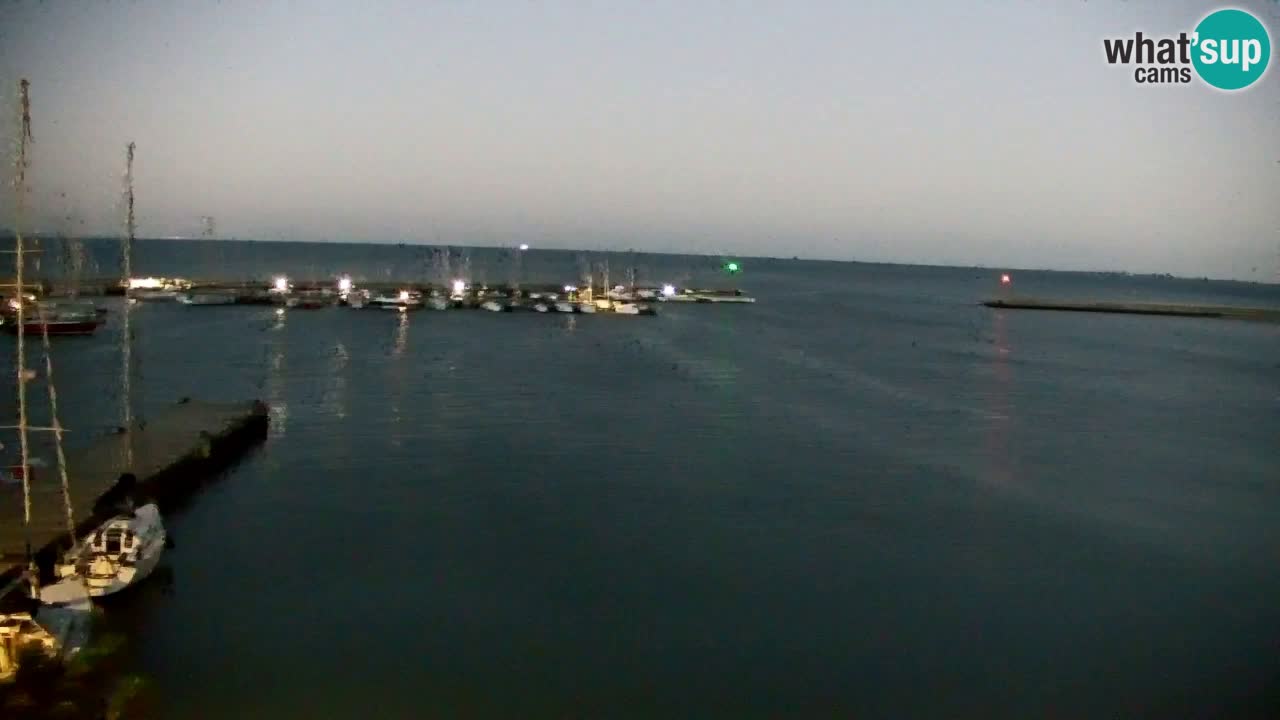 Webcam Bahía de Sistiana – Vista en directo del puerto deportivo y la costa