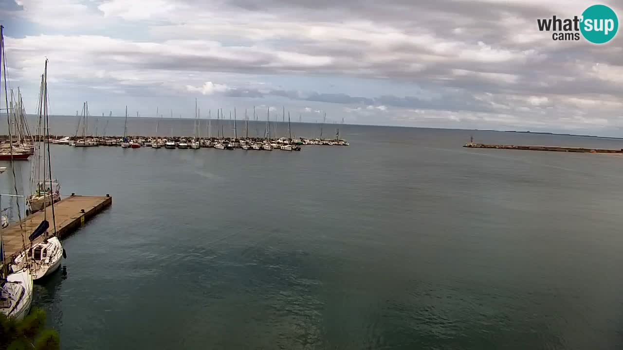 Webcam Bahía de Sistiana – Vista en directo del puerto deportivo y la costa