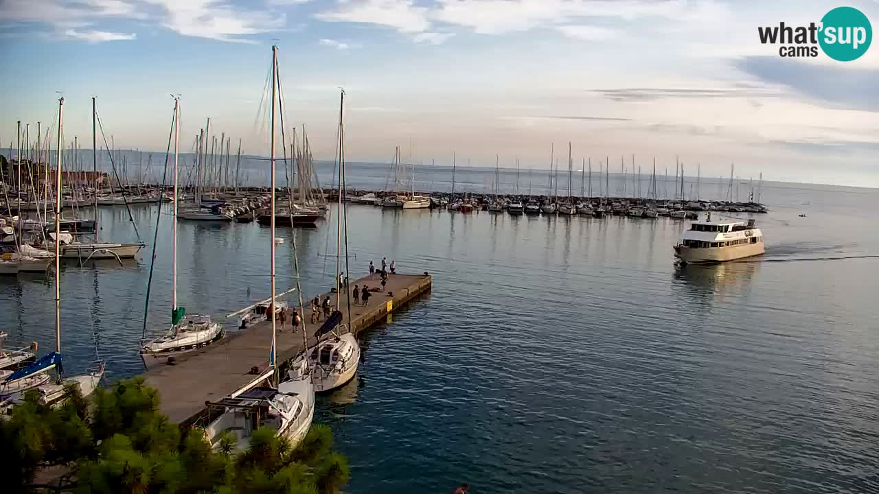 Webcam Sistiana Bucht – Liveblick auf Marina und Bucht