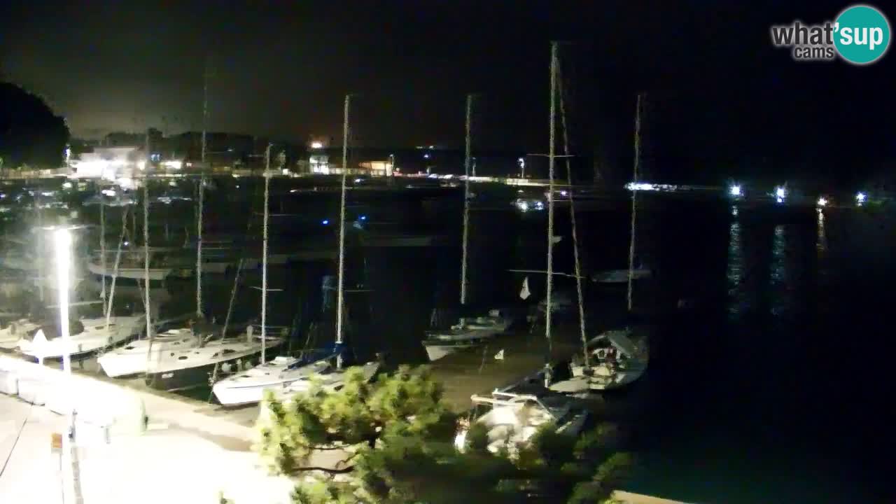 Webcam Bahía de Sistiana – Vista en directo del puerto deportivo y la costa