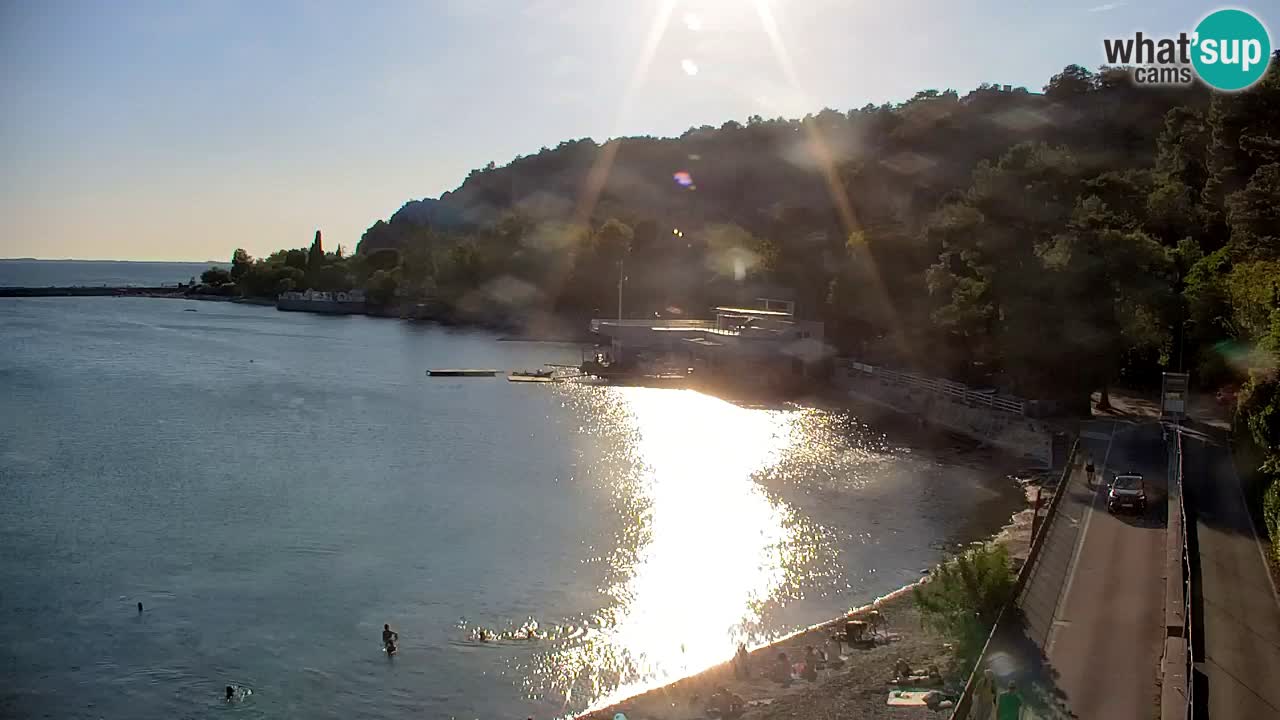 Webcam Bahía de Sistiana – Vista en directo del puerto deportivo y la costa