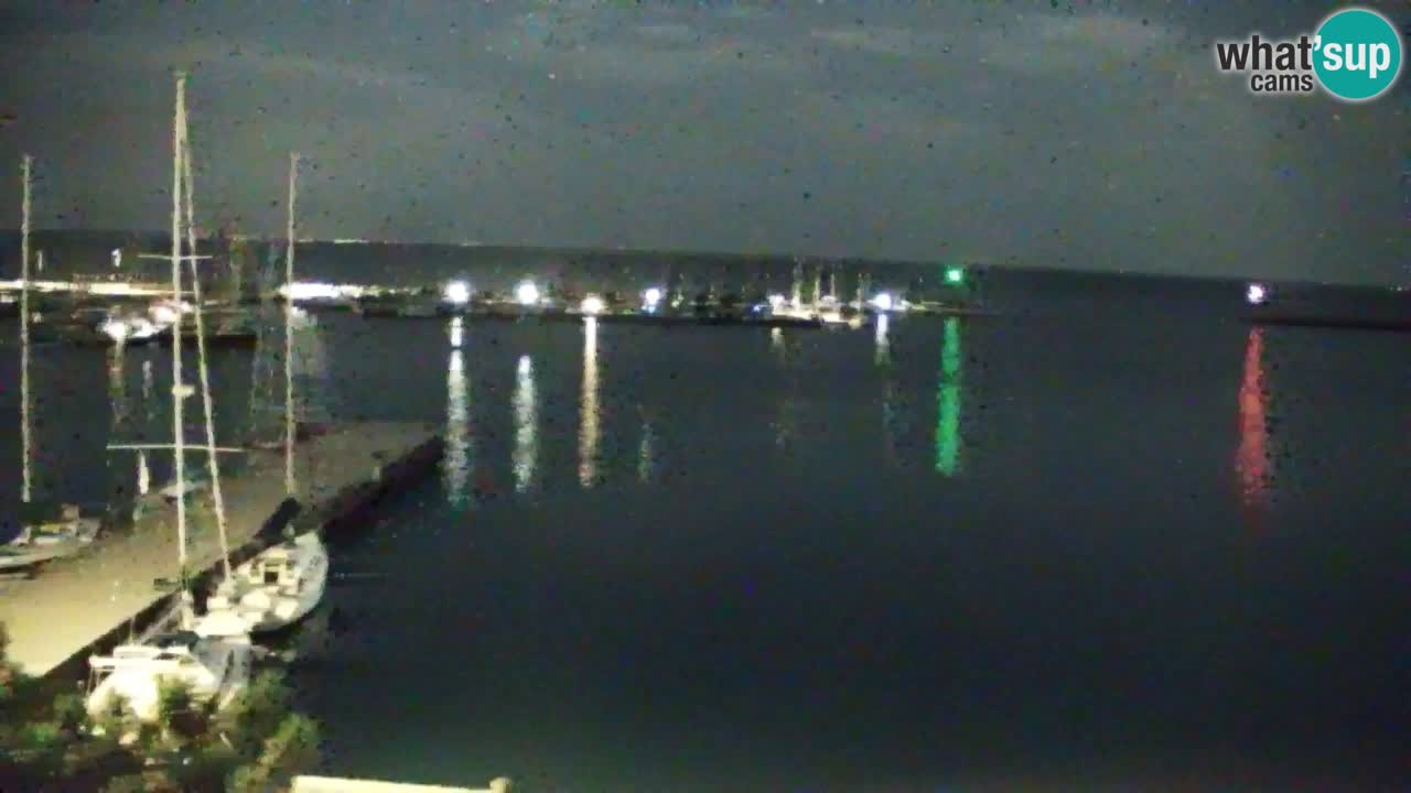 Webcam Bahía de Sistiana – Vista en directo del puerto deportivo y la costa