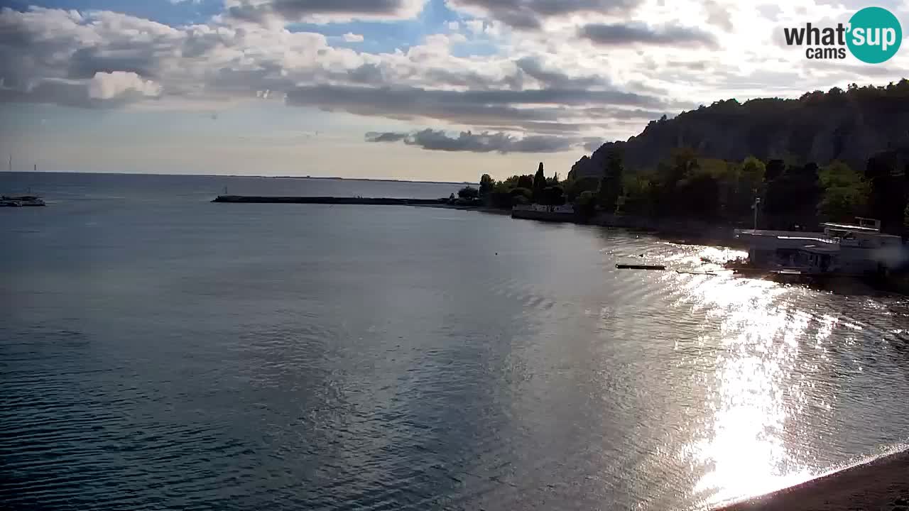 Webcam Baie de Sistiana – Vue en direct de la marina et de la baie