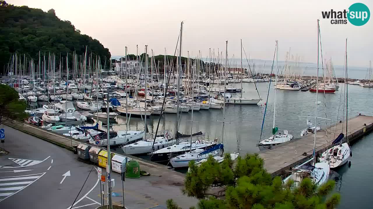 Webcam Baie de Sistiana – Vue en direct de la marina et de la baie