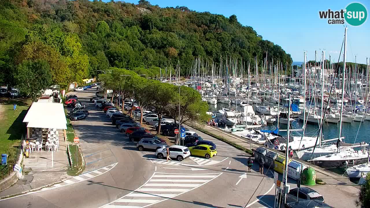 Webcam Baie de Sistiana – Vue en direct de la marina et de la baie