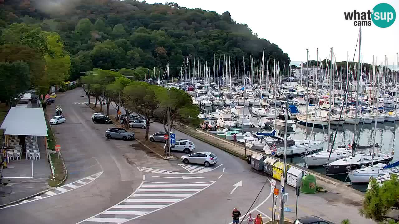 Web kamera Sistiana Uvala – Pogled uživo na marinu i zaljev