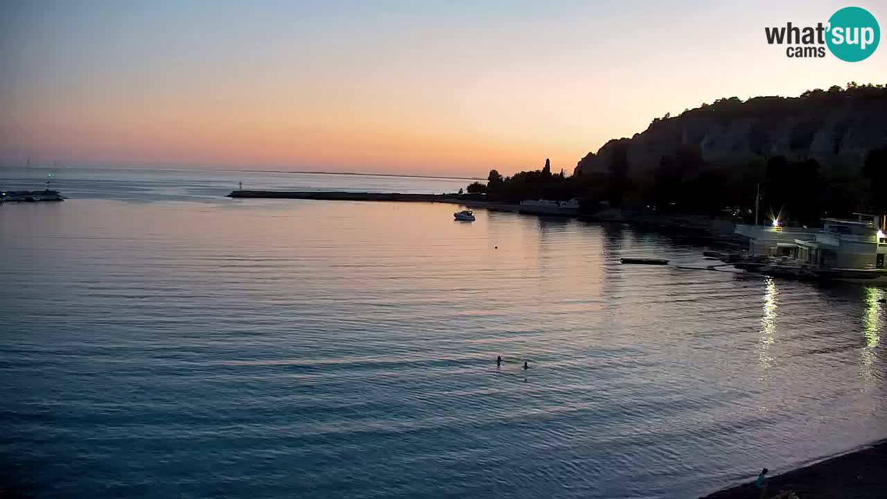 Webcam Baie de Sistiana – Vue en direct de la marina et de la baie