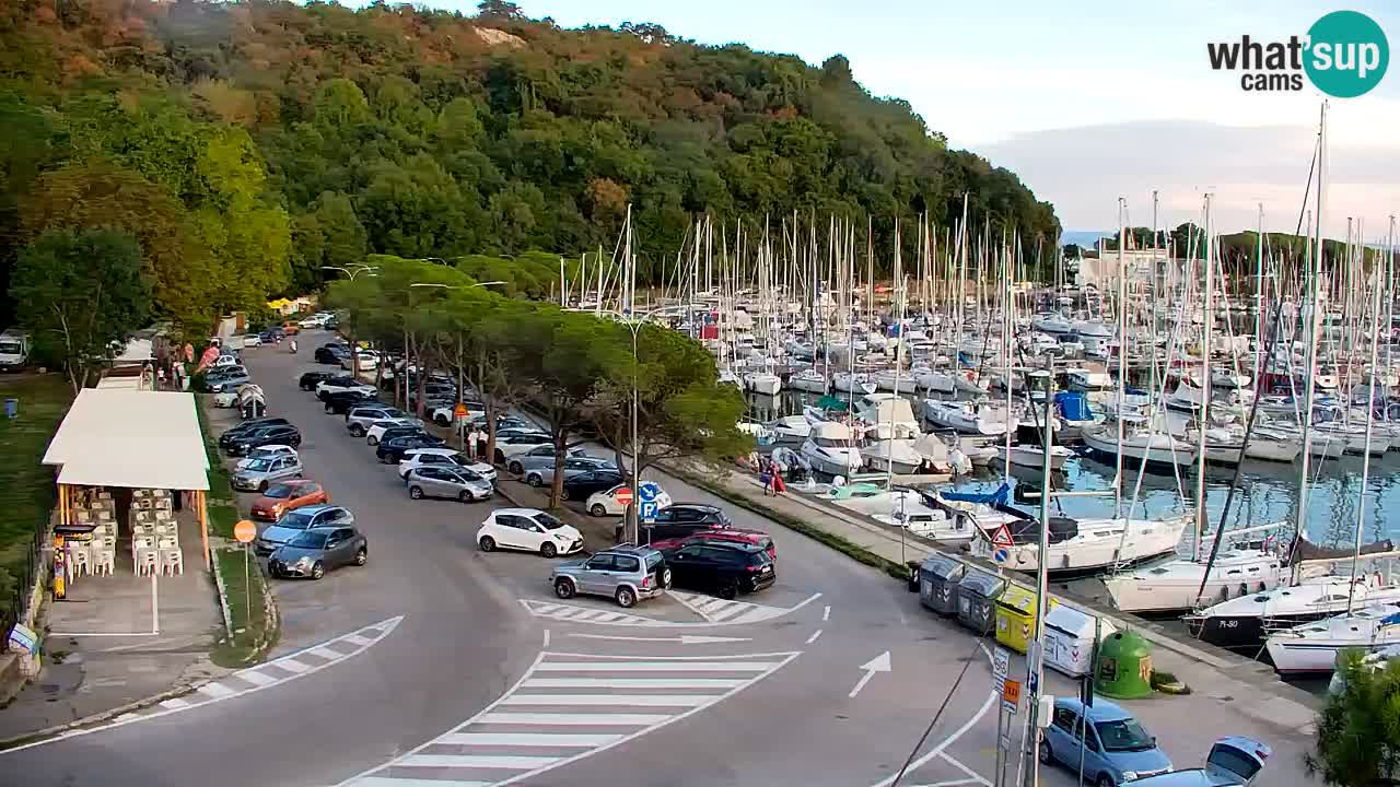 Webcam Baie de Sistiana – Vue en direct de la marina et de la baie