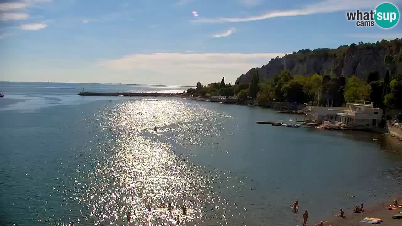 Spletna kamera Sesljanski zaliv – Pogled v živo na marino in zaliv