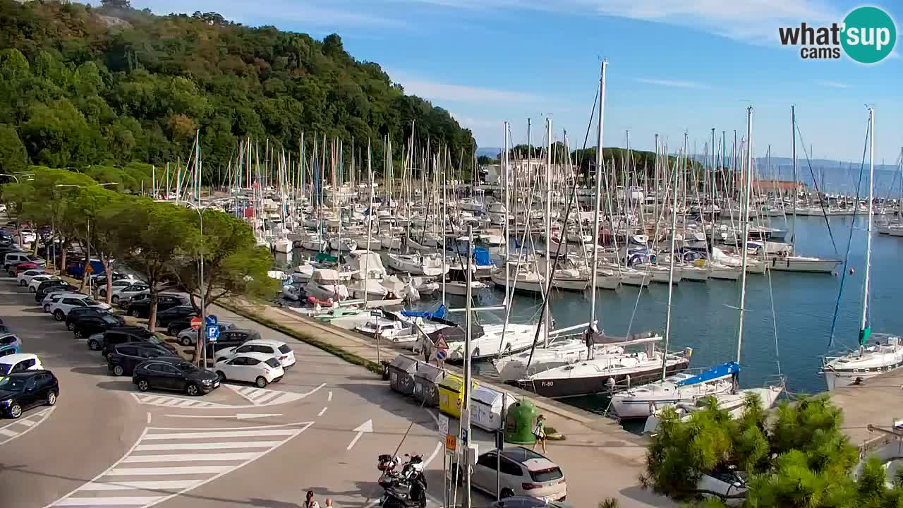 Webcam Sistiana Baia – Live View of the Marina and Gulf
