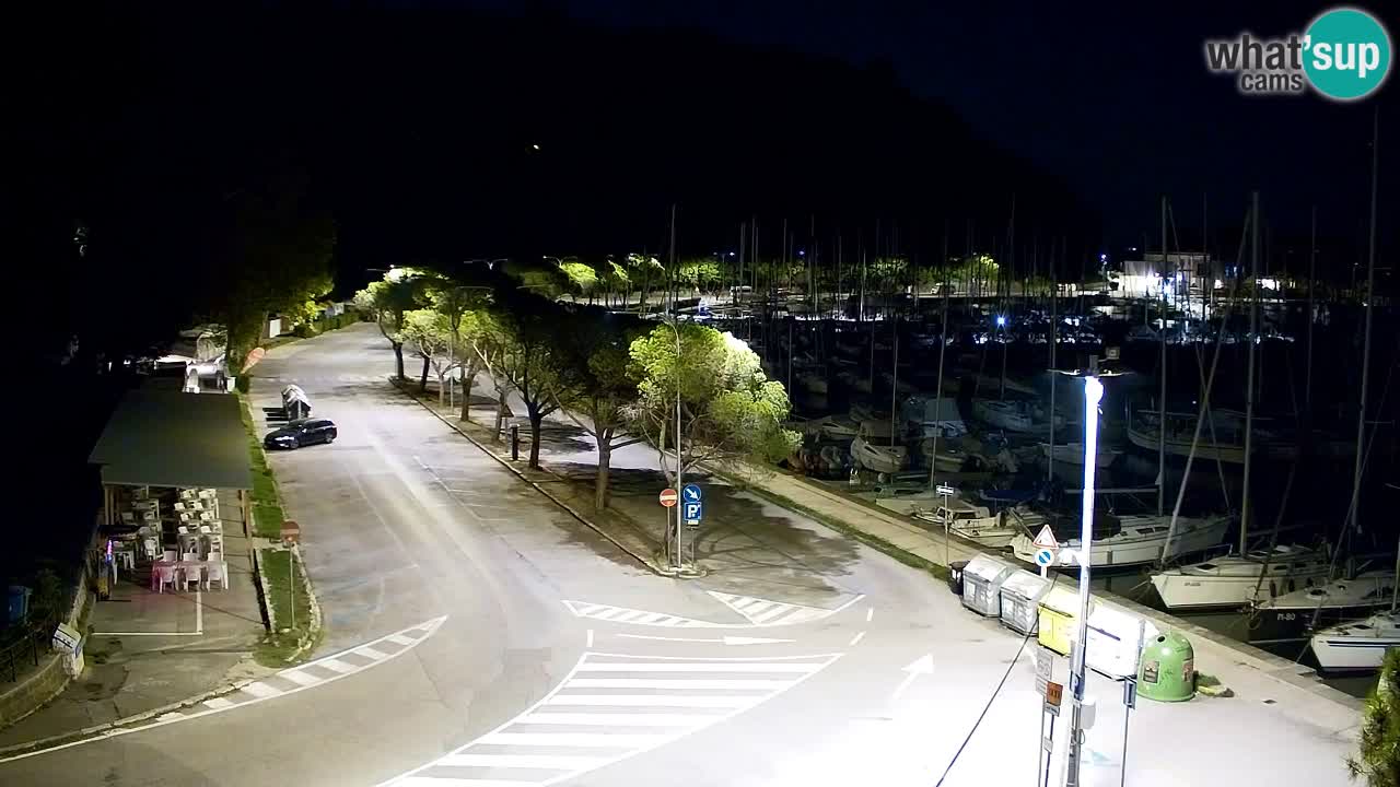 Webcam Bahía de Sistiana – Vista en directo del puerto deportivo y la costa