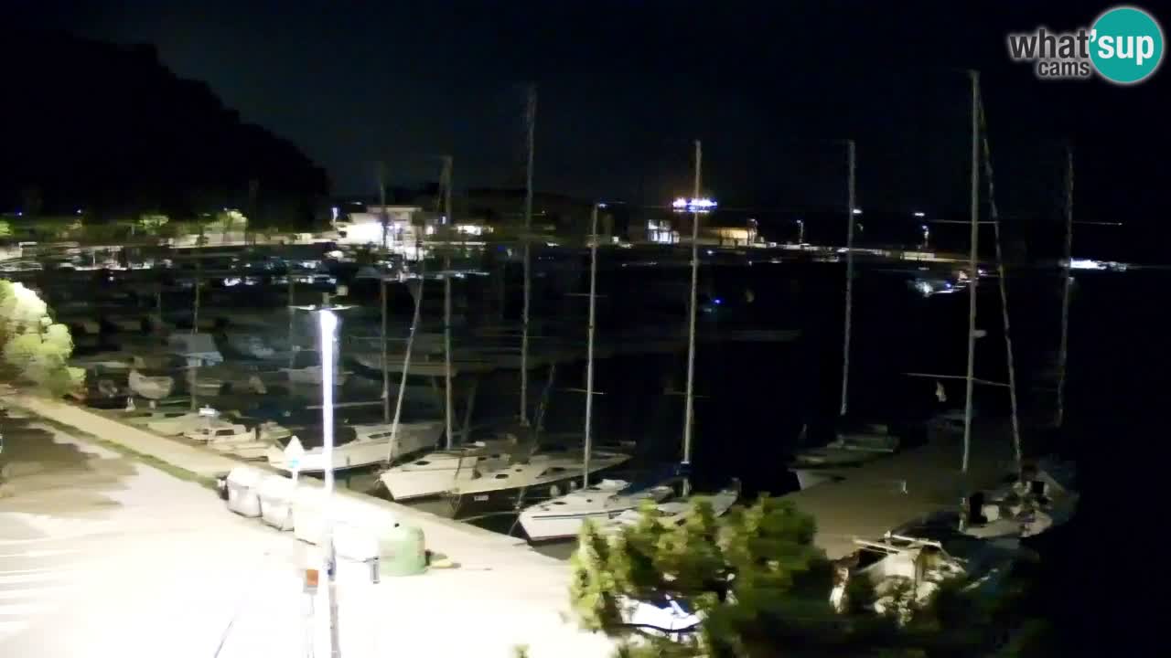 Webcam Bahía de Sistiana – Vista en directo del puerto deportivo y la costa
