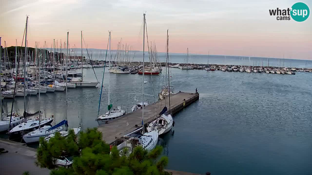 Webcam Baie de Sistiana – Vue en direct de la marina et de la baie