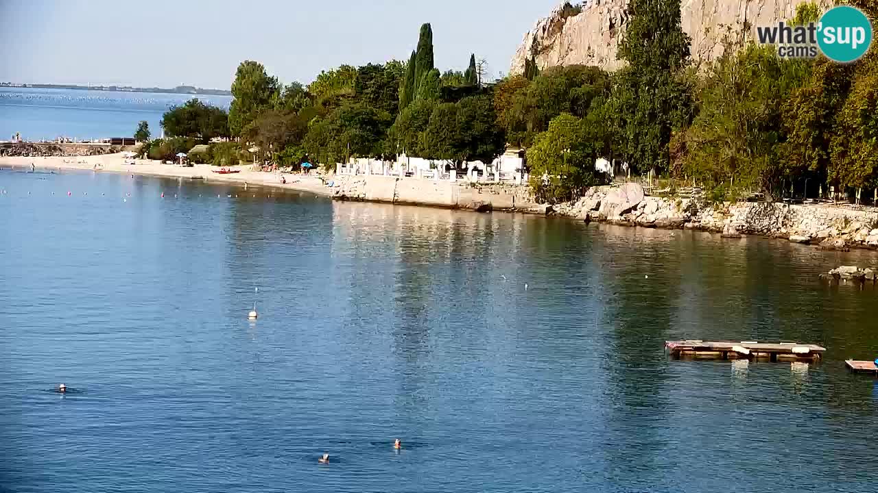 Webcam Bahía de Sistiana – Vista en directo del puerto deportivo y la costa