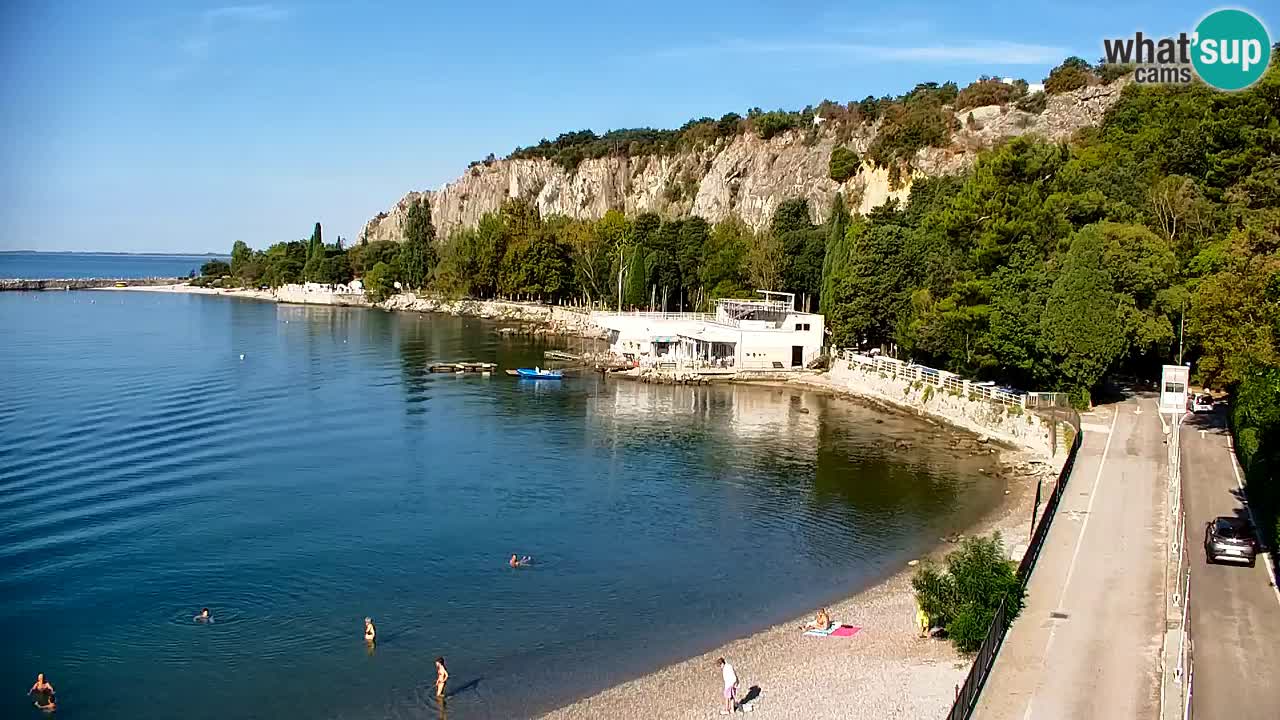 Web kamera Sistiana Uvala – Pogled uživo na marinu i zaljev