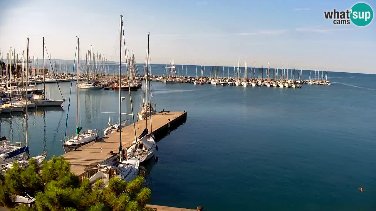 Webcam Sistiana Bucht – Liveblick auf Marina und Bucht
