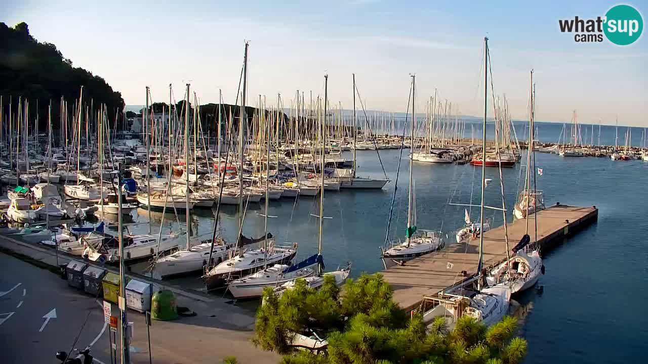 Spletna kamera Sesljanski zaliv – Pogled v živo na marino in zaliv
