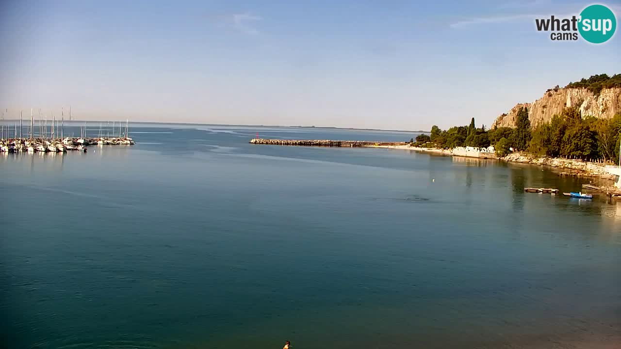 Webcam Baie de Sistiana – Vue en direct de la marina et de la baie