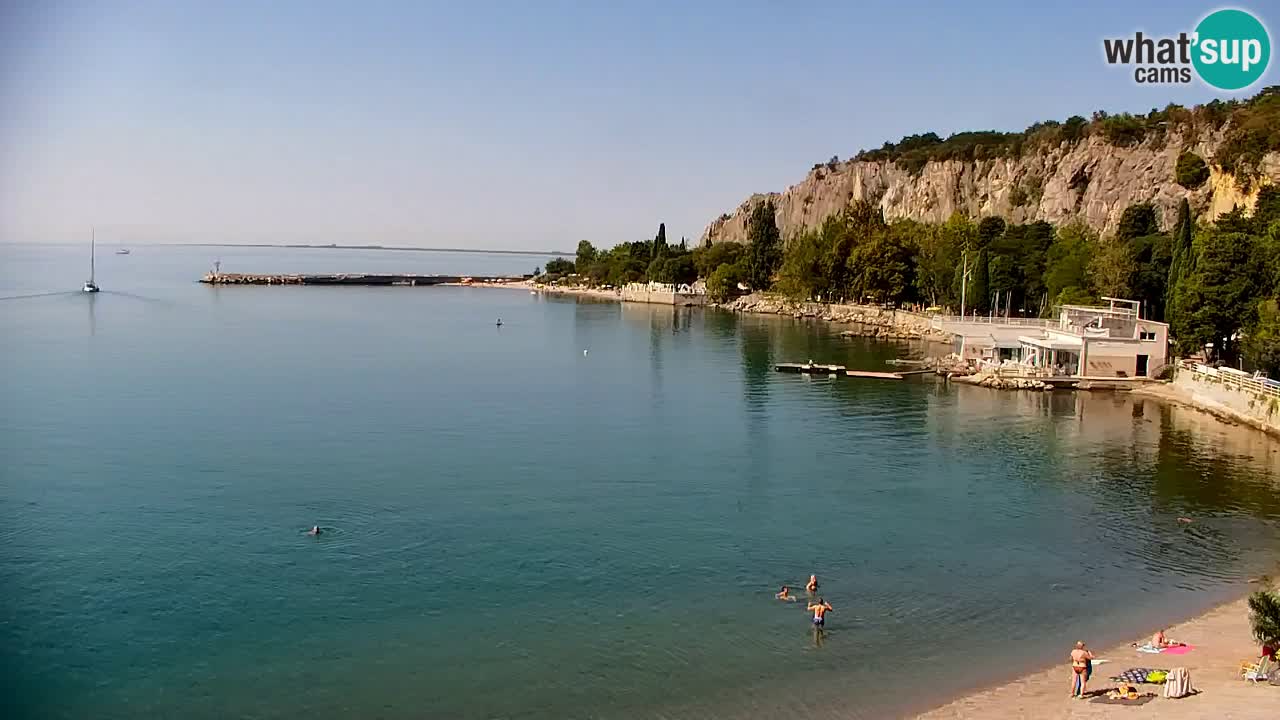 Webcam Baie de Sistiana – Vue en direct de la marina et de la baie