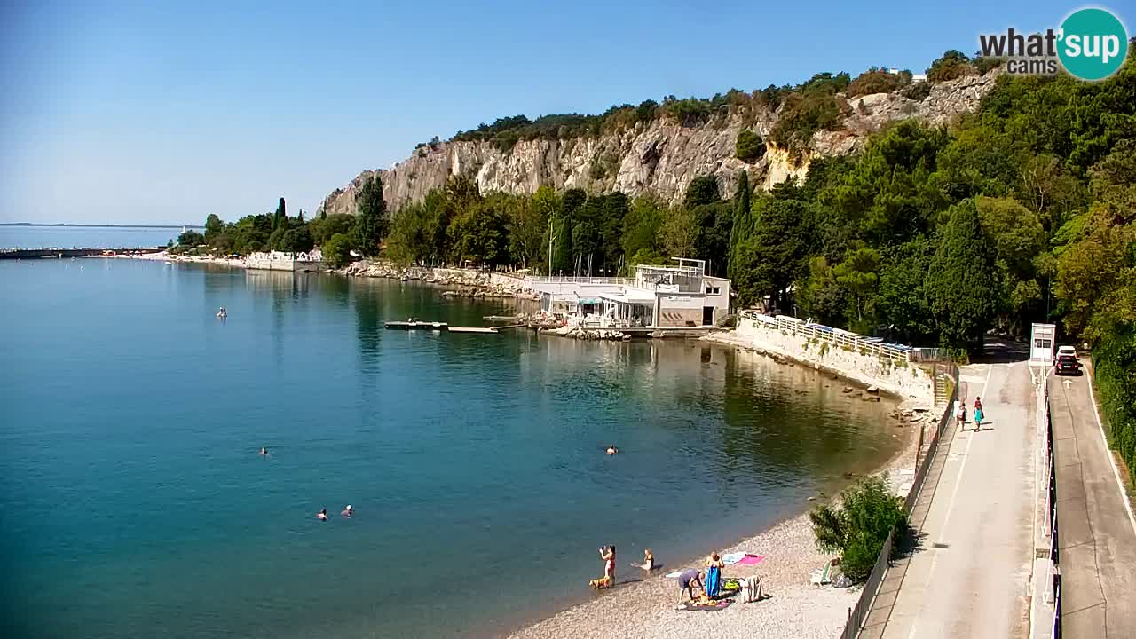 Web kamera Sistiana Uvala – Pogled uživo na marinu i zaljev