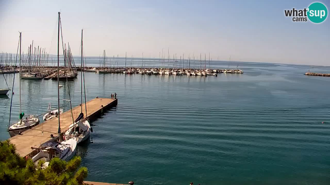 Webcam Baie de Sistiana – Vue en direct de la marina et de la baie