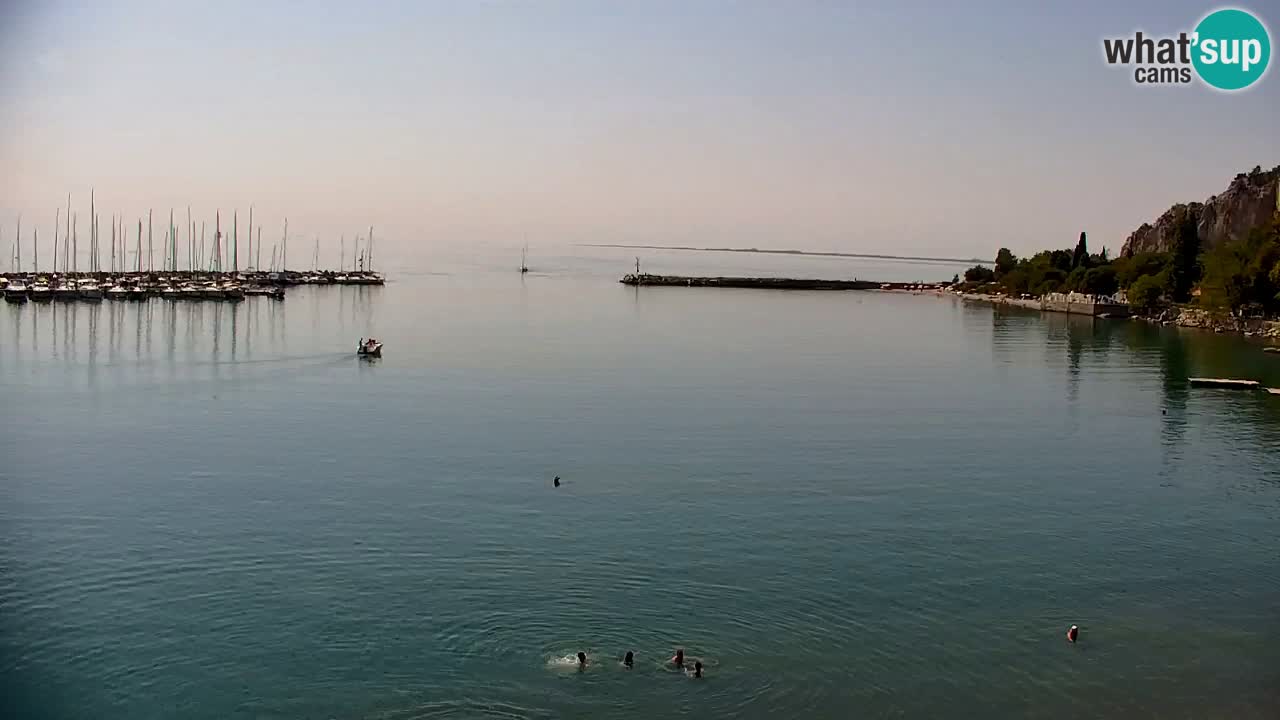 Webcam Bahía de Sistiana – Vista en directo del puerto deportivo y la costa