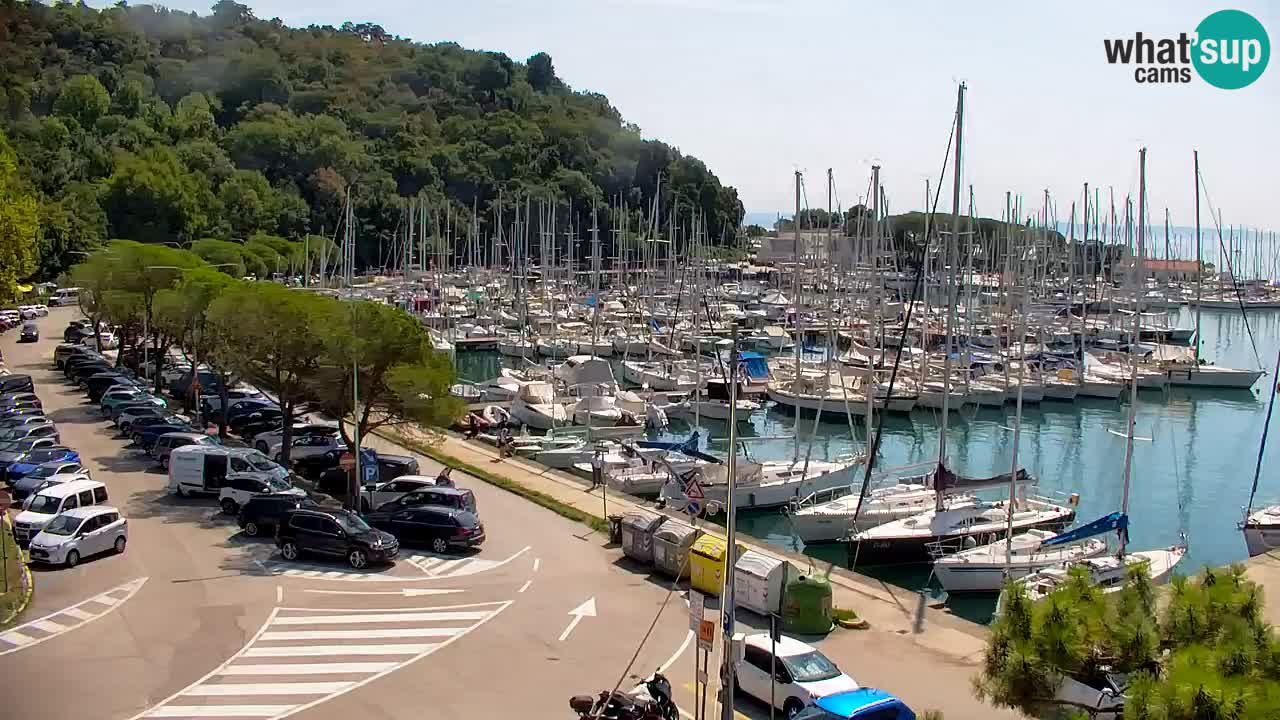 Webcam Baie de Sistiana – Vue en direct de la marina et de la baie