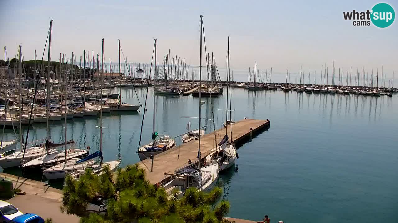 Spletna kamera Sesljanski zaliv – Pogled v živo na marino in zaliv