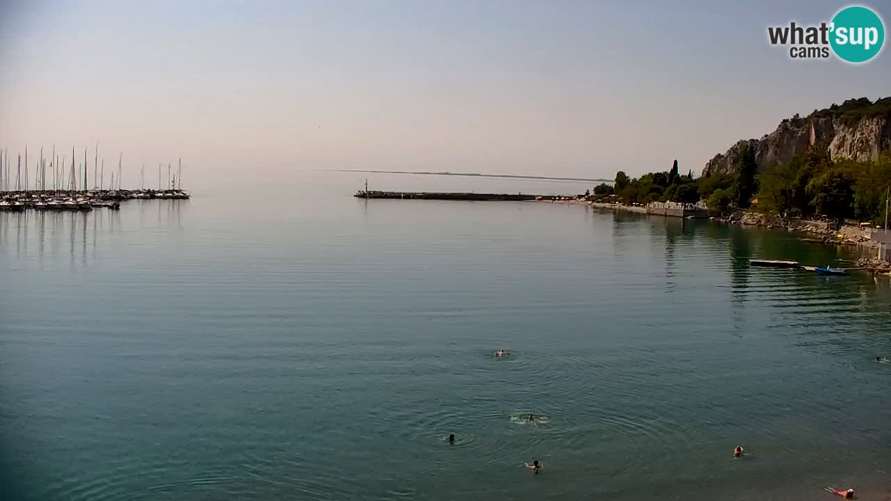 Webcam Baie de Sistiana – Vue en direct de la marina et de la baie