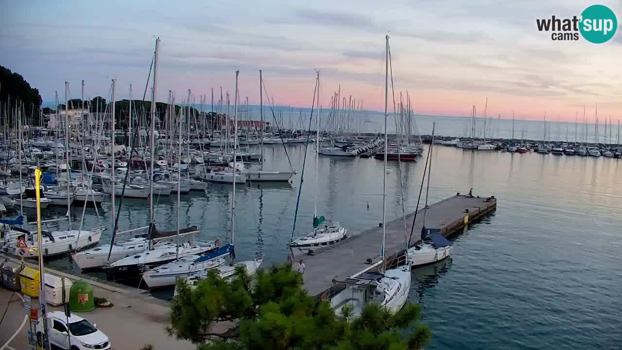 Webcam Baie de Sistiana – Vue en direct de la marina et de la baie