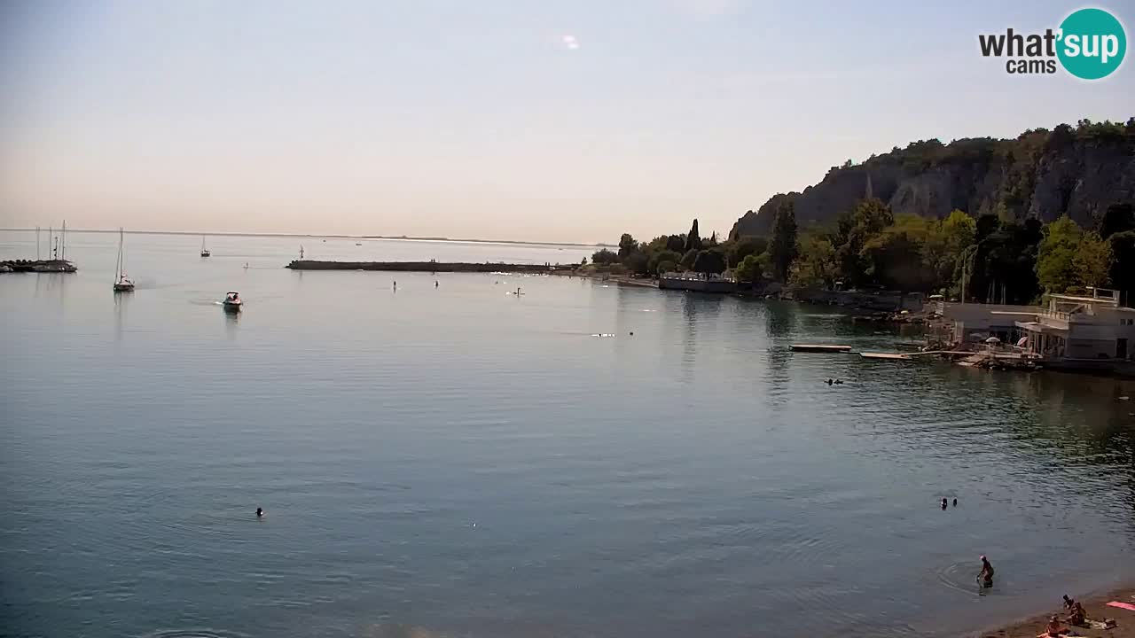 Webcam Baie de Sistiana – Vue en direct de la marina et de la baie