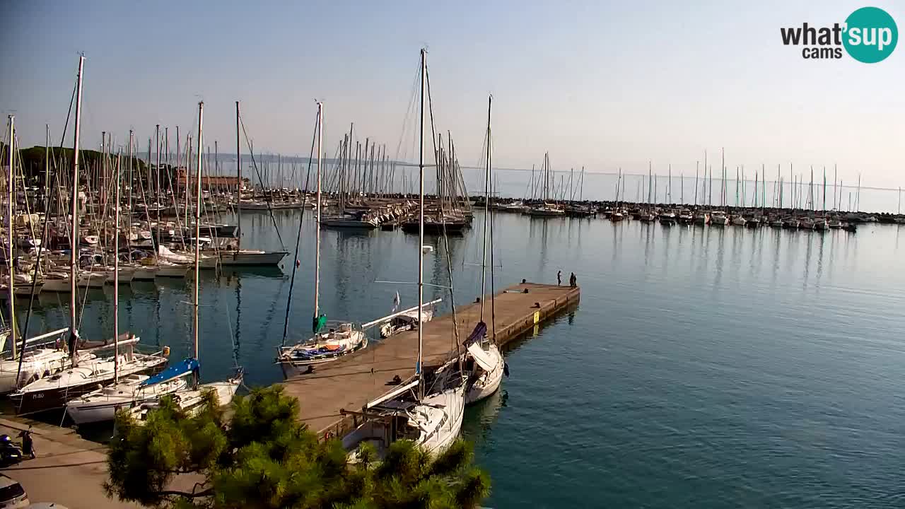Spletna kamera Sesljanski zaliv – Pogled v živo na marino in zaliv