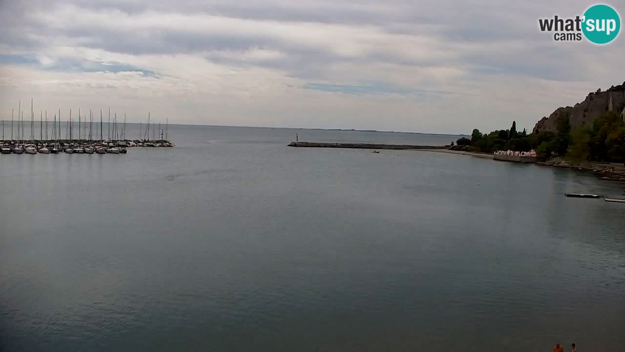 Webcam Baie de Sistiana – Vue en direct de la marina et de la baie