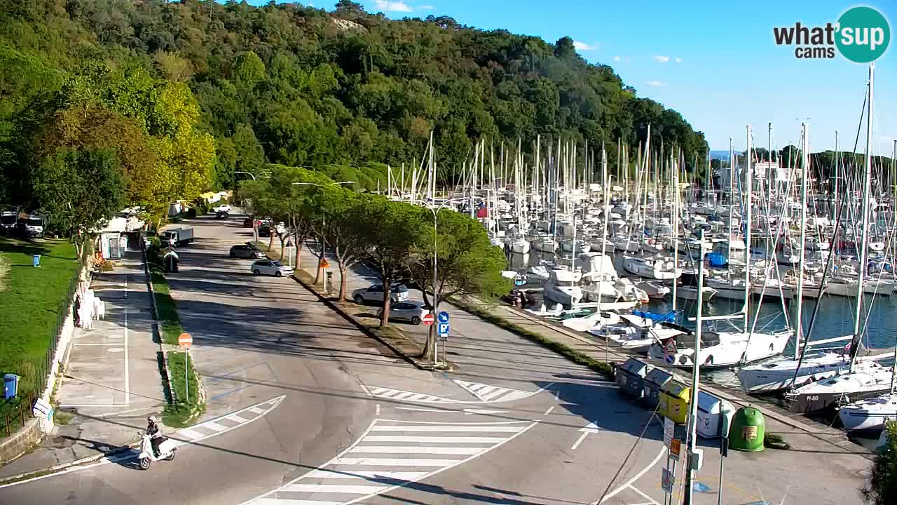Webcam Sistiana Baia – Live View of the Marina and Gulf