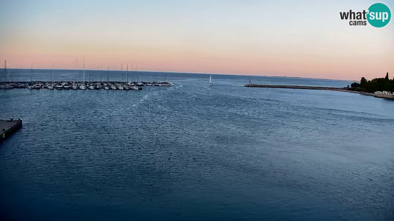 Webcam Baie de Sistiana – Vue en direct de la marina et de la baie