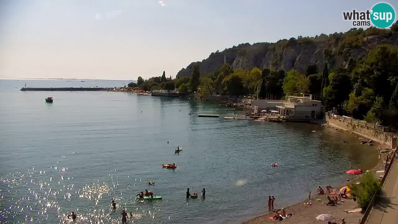 Webcam Bahía de Sistiana – Vista en directo del puerto deportivo y la costa